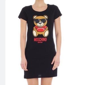 Moschino Swim Cotton T-Shirt Dress Size XXS